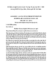Đề thi giữa kì 1 lớp 10 môn Văn năm 2024 - THPT Lê Quý Đôn