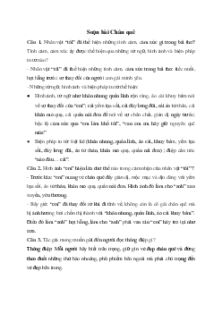 Chân quê | Soạn văn 11 Chân trời sáng tạo