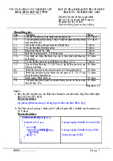 ĐÁP ÁN THAM KHẢO ĐỀ THI CUỐI KỲ  HỌC KỲ 2 – NĂM HỌC 2021 – 2022 | : Cấu trúc dữ liệu và giải thuật