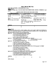 PRACTICE TEST 16 - English A2| Đại học Sư Phạm Hà Nội