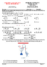 Đề cuối kỳ 1 Toán 10 năm 2024 – 2025 trường THPT B Bình Lục – Hà Nam