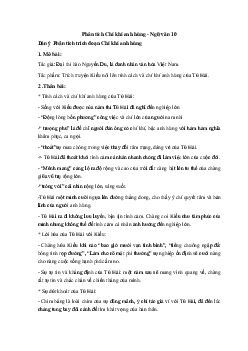 Phân tích Chí khí anh hùng HAY CHỌN LỌC | Văn mẫu 11 Kết nối tri thức