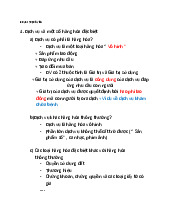 tóm tắt dịch vụ và một số hàng hóa đặc biệt | Đại học Kinh tế Thành phố Hồ Chí Minh