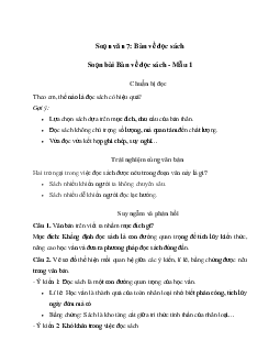 Bàn về đọc sách | Soạn văn 7 Chân trời sáng tạo