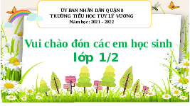 Giáo án điện tử Tiếng việt 1 Chân trời sáng tạo: Ôn tập