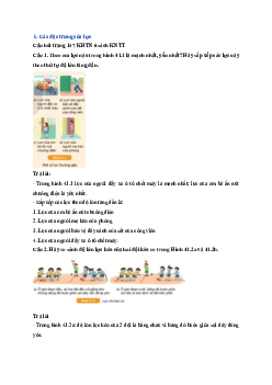 Giải Khoa học tự nhiên lớp 6 bài 41: Biểu diễn lực | Kết nối tri thức