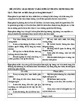 Đề cương giao dịch đàm phán trong kinh doanh - Chuyên đề tốt nghiệp chuyên ngành Quản trị kinh doanh | Trường Đại Học Tây Nguyên