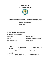 Nghiên Cứu Ảnh Hưởng Của Video "Study With Me" Đến Tập Trung | Phương pháp nghiên cứu khoa học | Học viện Tài chính