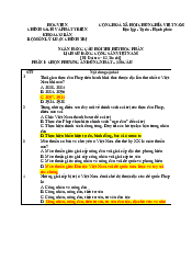 Đáp Án 230 câu trắc nghiệm - Lịch sử Đảng Cộng sản Việt Nam | Học viện Chính sách và Phát triển