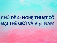 Giáo án điện tử Mĩ Thuật 6 Bài 3 Chân trời sáng tạo: Thảm trang trí với họa tiết trống đồng