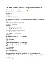 Các dạng toán nâng cao lớp 7 có đáp án mới nhất năm 2024