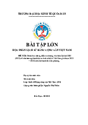 Trình bày những điểm mới trong văn kiện Đại hội XIII(2021) về chủ trương thực hiện an sinh xã hội ở Việt Nam  - Lịch sử Đảng Cộng Sản Việt Nam| Đại học Kinh Tế Quốc Dân