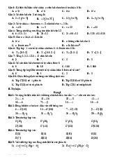 Bài tập trắc nghiệm  - Tính chất chia hết 1 tổng | môn Toán lớp 5