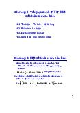 Chương 1: Tổng quan về Tín hiệu hệ thống - Một số khái niệm cơ bản | Tài liệu môn An toàn thông tin Trường đại học sư phạm kỹ thuật TP. Hồ Chí Minh
