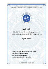 Thiết kế website HTML/CSS | Báo cáo Môn Thiết kế và xây dựng website - Trường Cao đẳng Công Nghệ Bách Khoa Hà Nội