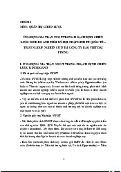 Quản trị chiến lược - Quản trị kinh doanh | Trường Đại học Tài nguyên và Môi trường Hà Nội