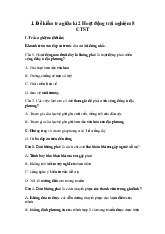 Đề thi giữa học kỳ 2 môn Hoạt động trải nghiệm lớp 8 năm học 2024 - 2025 | Bộ sách Chân trời sáng tạo