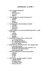 Study Guide for Chapter 1 Concepts and Questions | Môn Microbiology - Trường Đại học Quốc tế, Đại học Quốc gia Thành phố Hồ Chí Minh