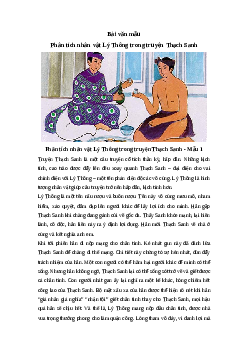 Văn mẫu lớp 6: Phân tích nhân vật Lý thông trong truyện Thạch Sanh (5 mẫu) | Kết nối tri thức