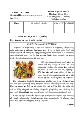 Đề ôn tập hè lớp 3 lên lớp 4 môn Tiếng Việt sách Cánh Diều - Đề 9