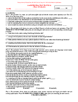 ASSORTED PRACTICE TEST NO 12 - Training Courses for National Team 2021-2022