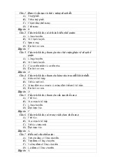 Ngân hàng đề thi trắc nghiệm giải phẫu - y dược | Trường Đại học Đà Nẵng