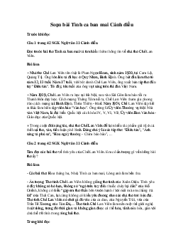 Soạn bài Tình ca ban mai | Ngữ văn 11 Cánh diều