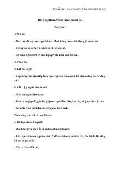 TOP 12 bài Nghị luận về sức mạnh của lời nói hay nhất | Văn mẫu 12