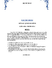 Bài tập nhóm môn Luật hành chính - Trường Đại học lao động -  xã hội.