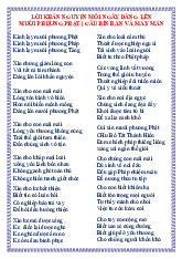 Lời khấn nguyện mỗi ngày dâng lên - Biểu mẫu - Văn bản