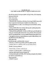 Bài thu hoạch nhập môn Logistics và quản lí chuổi cung ứng  | Đại học Bà Rịa - Vũng Tàu