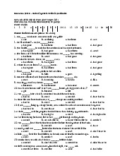 Grammar Test 6 - English - Kiểm toán | Đại học Mở Thành phố Hồ Chí Minh