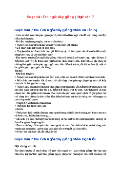 Soạn bài Ếch ngồi đáy giếng | Ngữ văn 7 tập 2 sách Cánh diều
