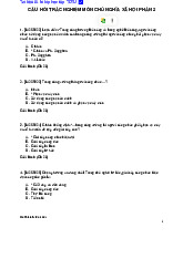 Câu Hỏi Trắc Nghiệm môn Chủ nghĩa xã hội khoa học | Trường Đại học Tôn Đức Thắng