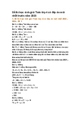 Đề thi học sinh giỏi Toán lớp 4 có đáp án mới nhất trước năm 2025