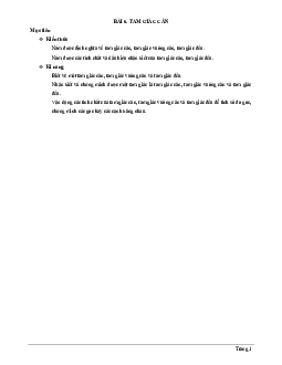 Chuyên đề tam giác cân