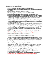 Đề cương ôn tập môn Thị trường chứng khoán  | Học viện Nông nghiệp Việt Nam