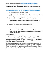 Một số công thức luyện nói Tiếng Anh cơ bản