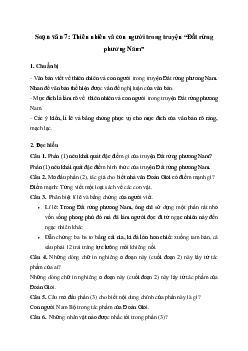 Thiên nhiên và con người trong truyện “Đất rừng phương Nam” | Soạn văn 7 Cánh diều