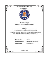 Tư tưởng của Hồ Chí Minh về con người. Vận dụng vào quá trình học tập, tu dưỡng, rèn luyện của sinh viên trường Đại học Thương mại | Bài thảo luận tư tưởng Hồ Chí Minh