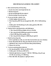 Trắc nghiệm Kinh tế vĩ mô | Đại học Nội Vụ Hà Nội