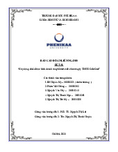 Xây dựng chiến lược kinh doanh sản phẩm ít calo cho công ty TNHH CaloCare | Báo cáo Đồ án liên ngành | Trường Đại học Phenikaa