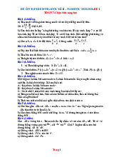 Bộ Đề Ôn Thi Toán 7 Học Kỳ 2 Chân Trời Sáng Tạo