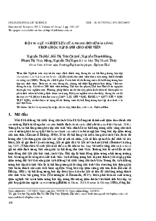 Bài nghiên cứu "Độ tin cậy và hiệu lực của thang đo sự hài lòng trong học tập dành cho sinh viên"