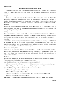 PASSAGE 23_Theme 2. Education (Giáo dục)