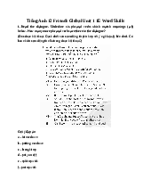 Giải SGK Tiếng Anh 12 Friends Global Unit 1 1E Word Skills