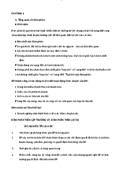 Đề cương ôn tập môn Đàm phán kinh doanh quốc tế