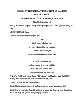 Đề thi giữa học kì 1 năm học 2025 - 2026 môn Ngữ văn lớp 12 của trường THPT Lê Văn Hưu.