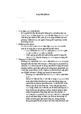 Đề cương môn Luật đất đai - Trường Đại học lao động -  xã hội