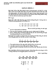 Bài tập Chương 2,3,4 - Xác suất thống kê | Học viện Chính sách và Phát triển